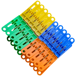 Carlige rufe din plastic 20 buc/set